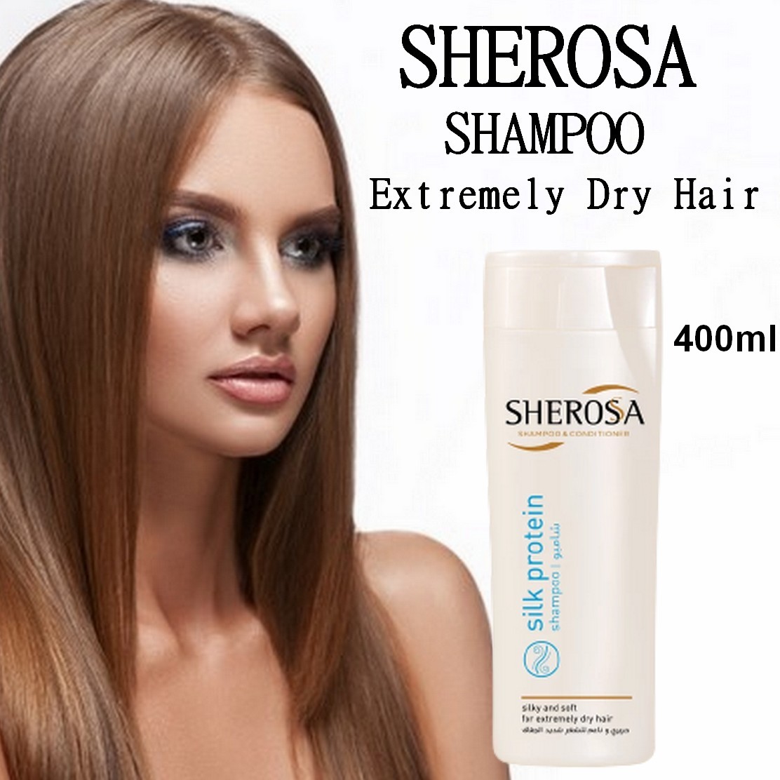 SHEROSSA Silk Protein Shampoo & Conditioner For Extremely Dry Hair 400ml